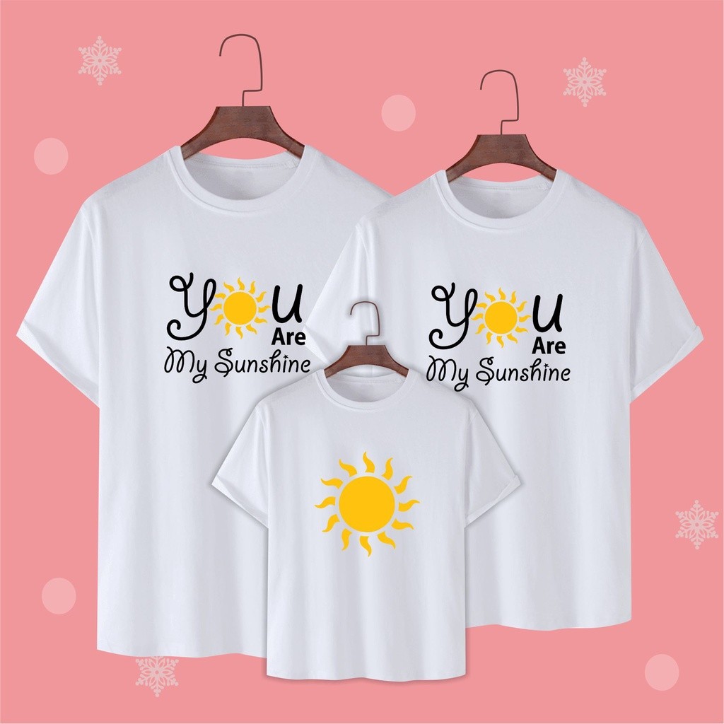 🔥พร้อมส่ง&COD🔥RINA STUDIO  คุณคือเสื้อยืดครอบครัวซันไชน์/ครอบครัวที่กําหนดเองของฉัน