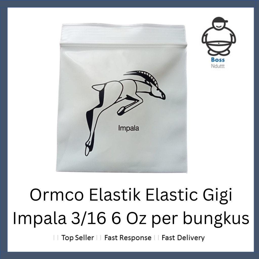 Ormco Elastic Dental Impala 3/16 6 ออนซ์ต่อแพ็ค