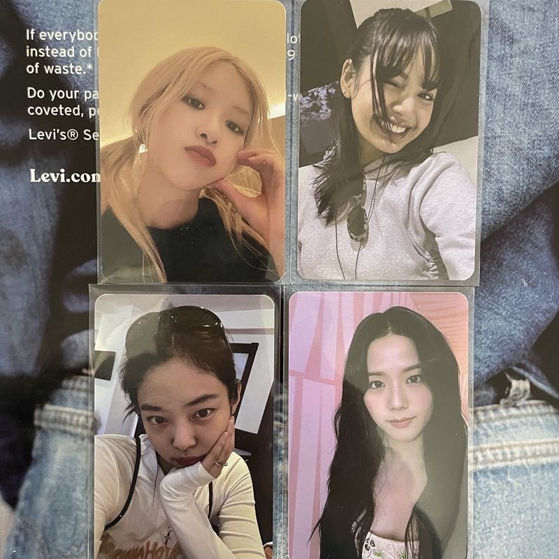 【Official Photocard】BlackPink 8th CGV Movie Cards JISOO, JENNIE, ROSE, LISA Brand New Flawless