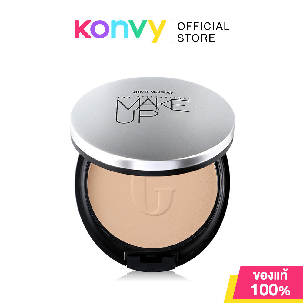 Beauty Buffet Gino Mccray The Professional Make Up Extreme Full Coverage Powder Foundation 11g บิวตี้บุฟเฟ่ต์แป้งอัด...