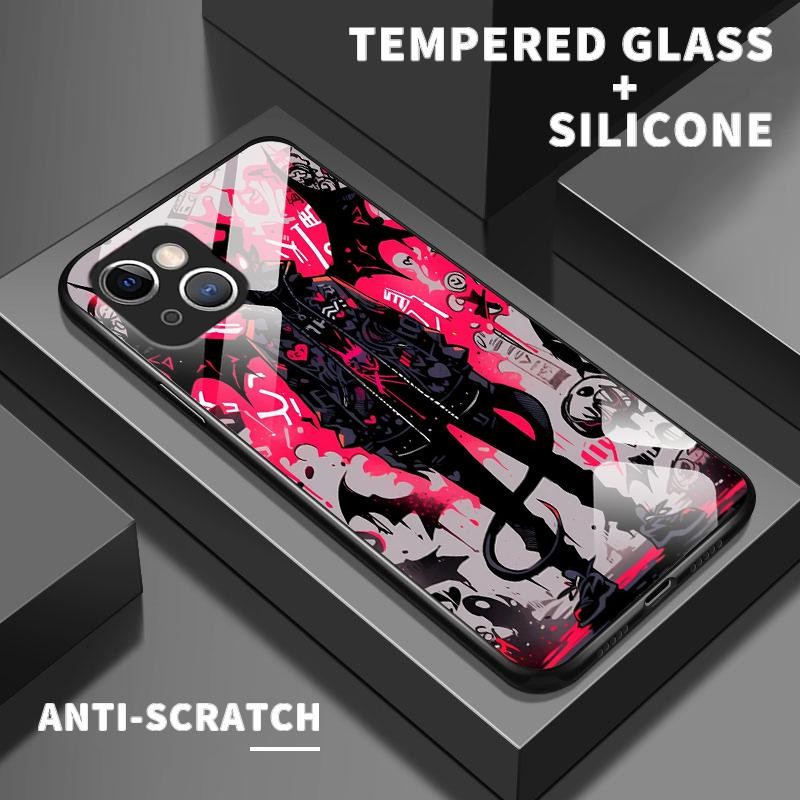 เหมาะสำหรับ Iphone 15 Pro Max Pro Plus 14 Pro Max กรณีโทรศัพท์มือถือ Cool Anime Demon Anime เคส