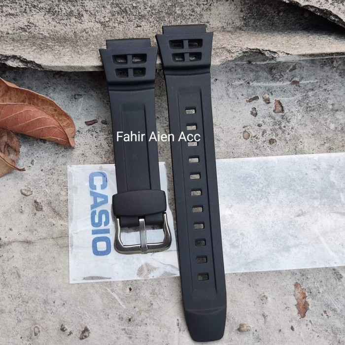 CASIO AQS800W AQ-S800W สายนาฬิกายาง