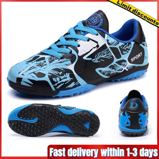 【 ⚡ ส่งจากไทย ⚡ 】 ⚽   ไม่ รองเท้าฟุตบอล เด็กผู้ชาย ขนาด: 31-…