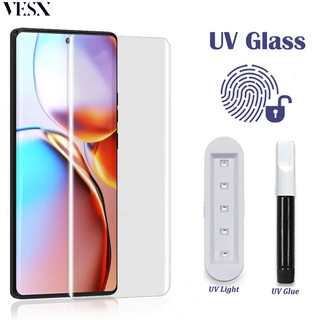 ฟิล์มกระจกกาว UV รุ่นใหม่ล่าสุด แบบจอโค้ง Infinix Hot 60 50 Note Edge 50s Zero 40 40S 30 Pro+ Pro Plus 4G 5G 2026