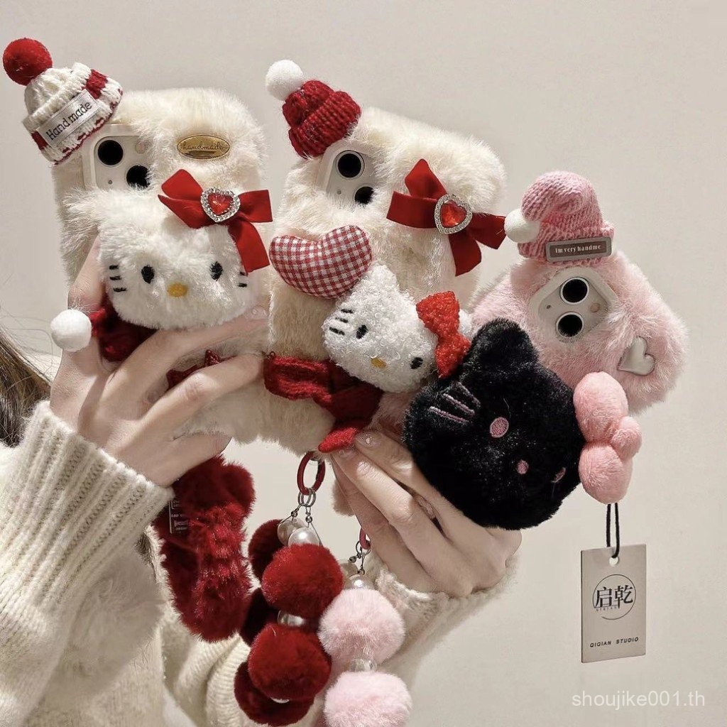 1613เคสมือถือตุ๊กตาน่ารัก/11แอปเปิ้ล X หญิง/14prokt แมว/ฤดูใบไม้ร่วงและฤดูหนาว iphone15หุ้มทั้งเครื่อง Pro12 6afr