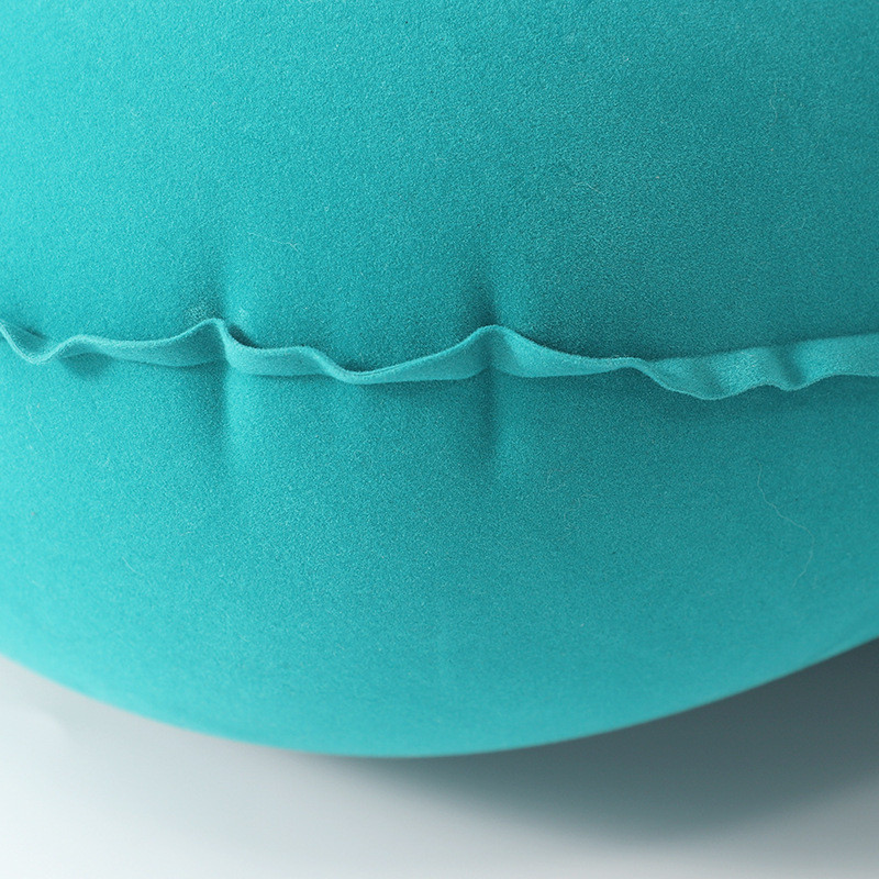 EOSM หมอนหนุนแบบเป่าลม หมอนลมพกพา หมอนเดินทาง PVC flocked น้ำหนักเบา รองพกพาสะดวก หมอนนอน - รูปที่ 6