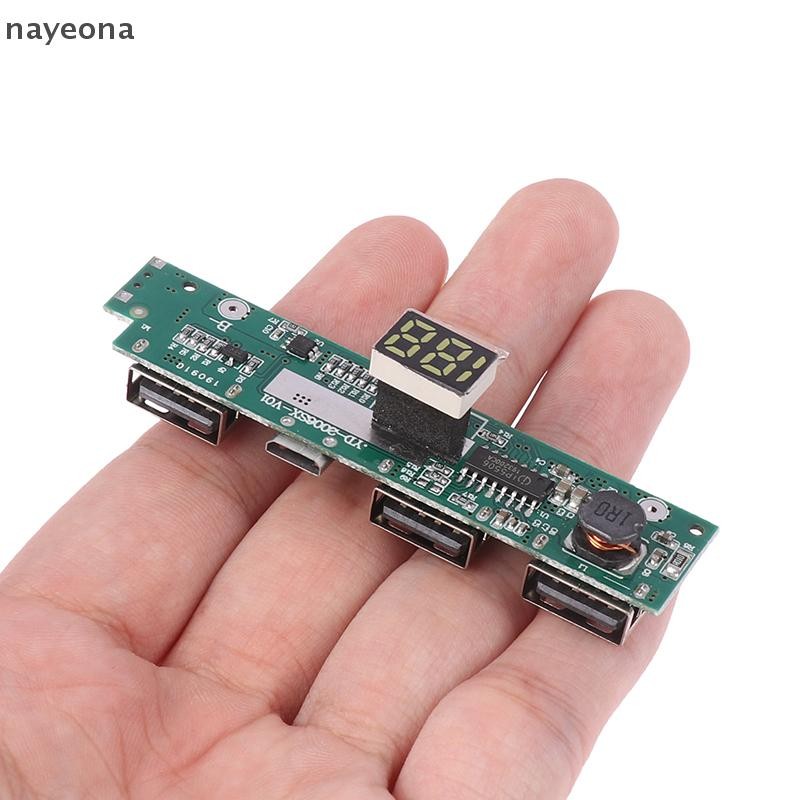 [NAY] 3usb DIY Bidirectional 2A Mobile Power Circuit Board 3.7V Lithium Li-ion 18650 Charger Board Step-Up Board Module EON