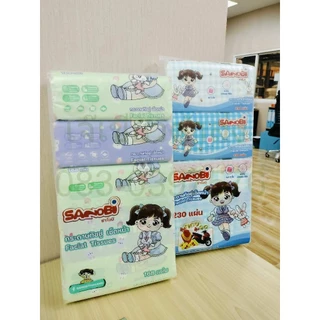 {ยกลัง} กระดาษทิชชู่ กระดาษเช็ดหน้า หนา 2 ชั้น DTD-001-168แผ่น / DTD-002-230แผ่น กระดาษชำระ