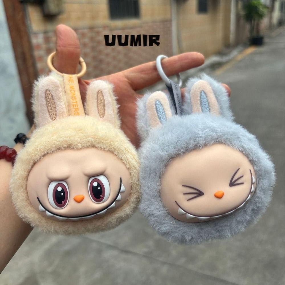 พวงกุญแจตุ๊กตา UMIR Labubu II,|จี้กระเป๋าตุ๊กตาหน้าไวนิล, POP MART การ์ตูนกระเป๋านักเรียนอุปกรณ์เสริมตุ๊กตาของเล่น Key Chain ของขวัญ