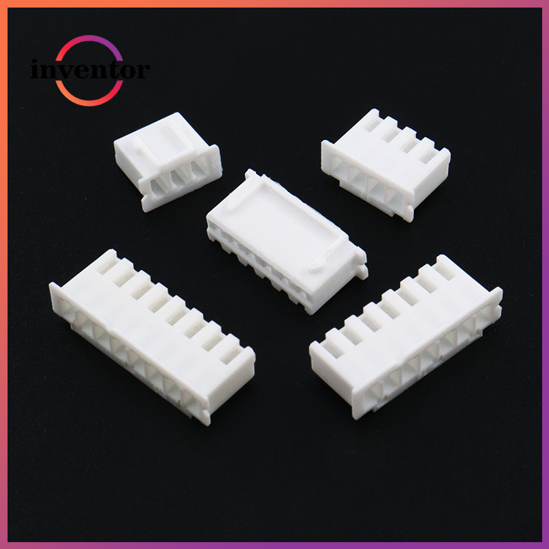 Xh2.54 Connector ปลั๊กเปลือกพลาสติก 2.54 มม. 2p/3/4/5/6/7/8/9/-16p (10 ชิ้น)