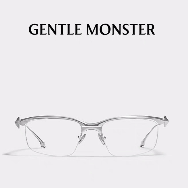 [2024 สินค้าใหม่] KRO Pure Titanium Glasses Fashion Square Optical Frame High Quality Pure Titanium 