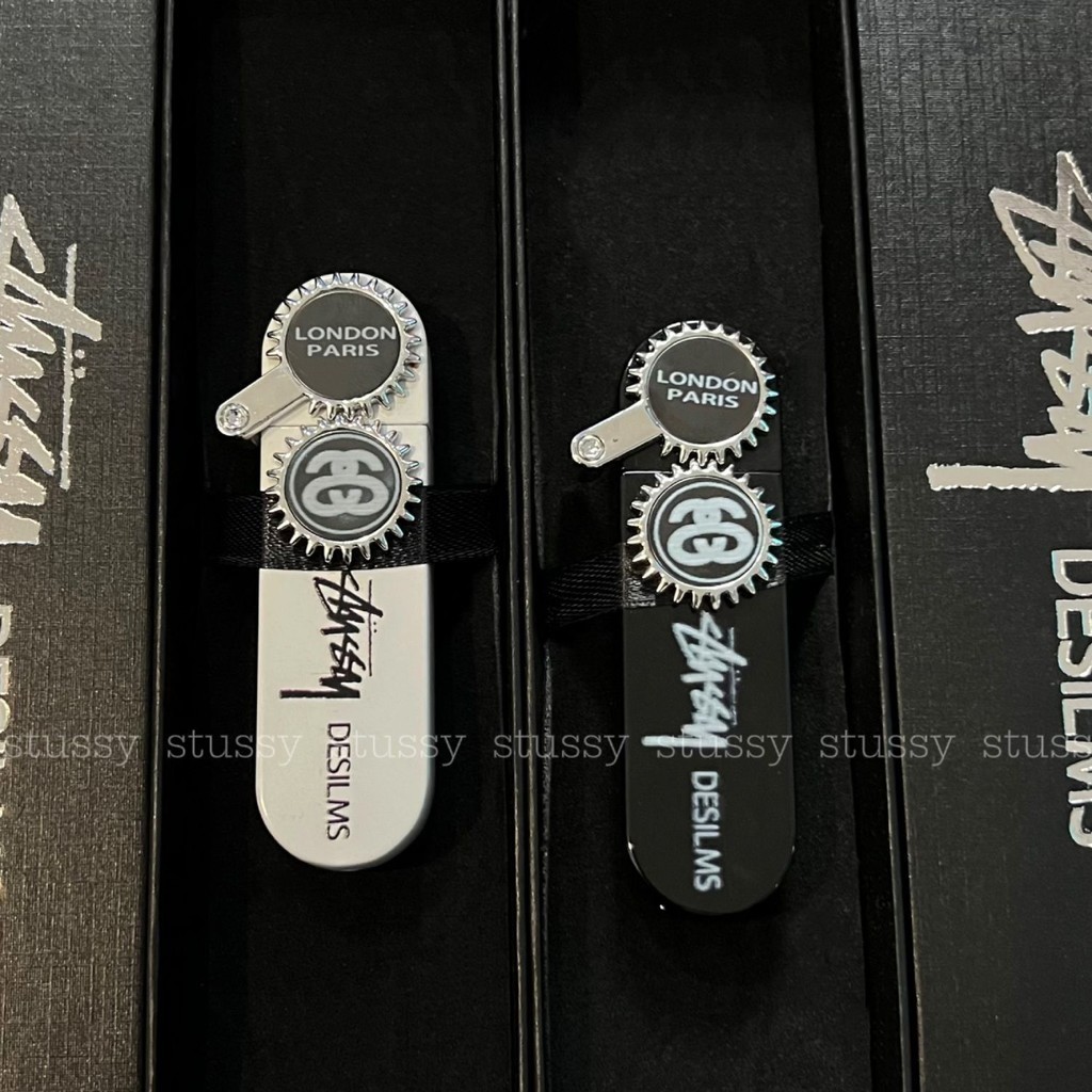 [Bật lửa] giảm giá cho cửa hàng, bật lửa màu hồng bạc đen stussymetalgun quà tặng sáng tạo Bật lửa tái chế