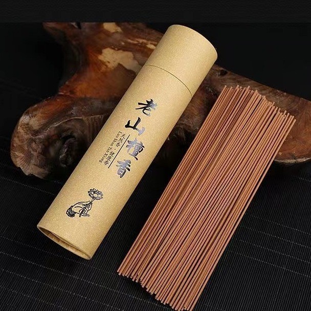 ธูปด้ายธรรมชาติ Laoshan ธูปไม้จันทน์ไม้กฤษณาร้อยปีธูปบอระเพ็ดในร่มฟอกอากาศธูปจำนวนมาก