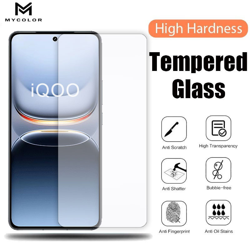 ฟิล์มกระจก ใช้สำหรับ VIVO iQOO 13 12 11 10 Z9 Turbo Z10 Z10x Z9x Z8 Z7 Z6 Neo 10R 10s 10 9 Neo10s Neo10 Neo9 Neo8 Neo 10 Pro+ China Plus 9 8 4G 5G 2025