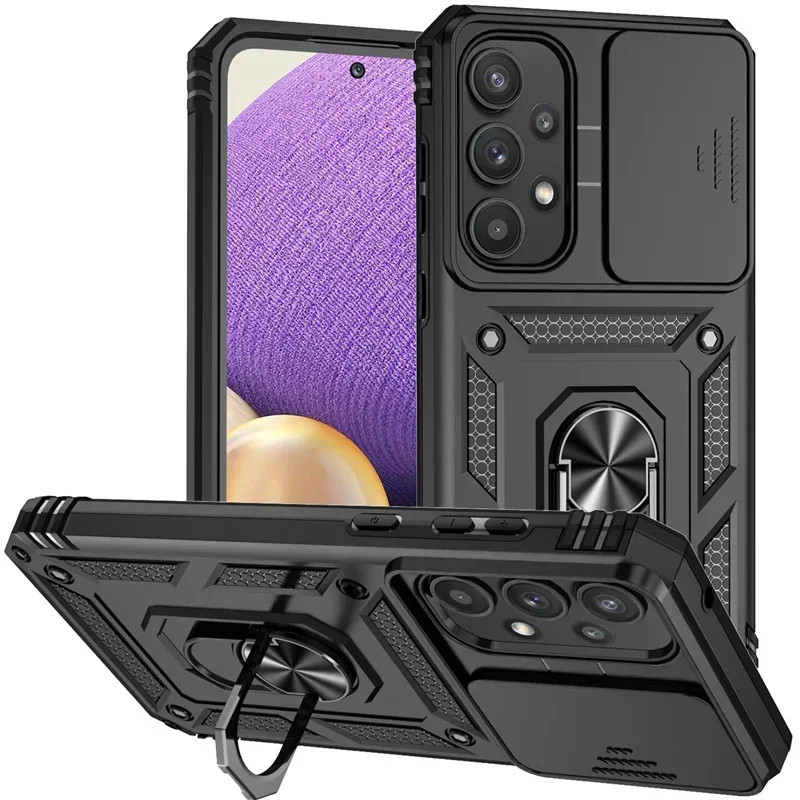 NEW เคส samsung พร้อมขาตั้งพับได้ เคส s24 ultra คสเกราะแข็งป้องกันการกระแทก TC สำหรับ Samsung Galaxy S21 S22 S23 S24