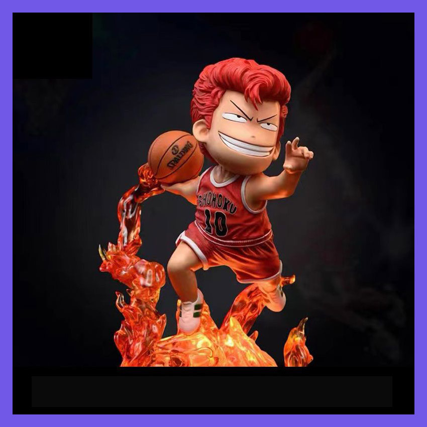 Slam Dunk Hanamichi Sakuragi 19 ซม.PVC Illuminated รูปเครื่องประดับของเล่นแฟนของขวัญสร้างสรรค์