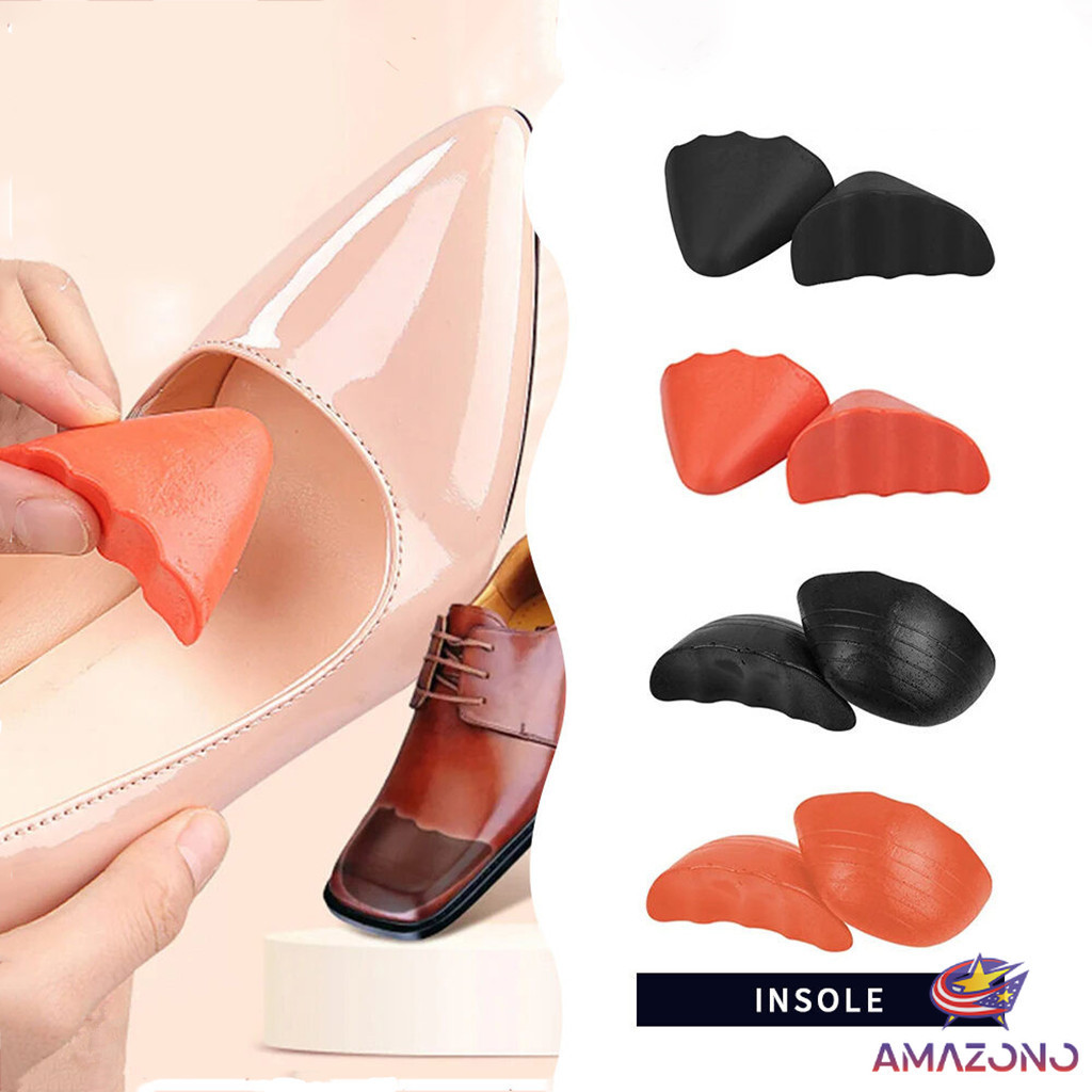 Amaz ฟองน้ำเสริมปลายเท้า แก้รองเท้าหลวม กันกัด (1แพ็ค มี 2ชิ้น) PUไม่ยุบ Women insoles