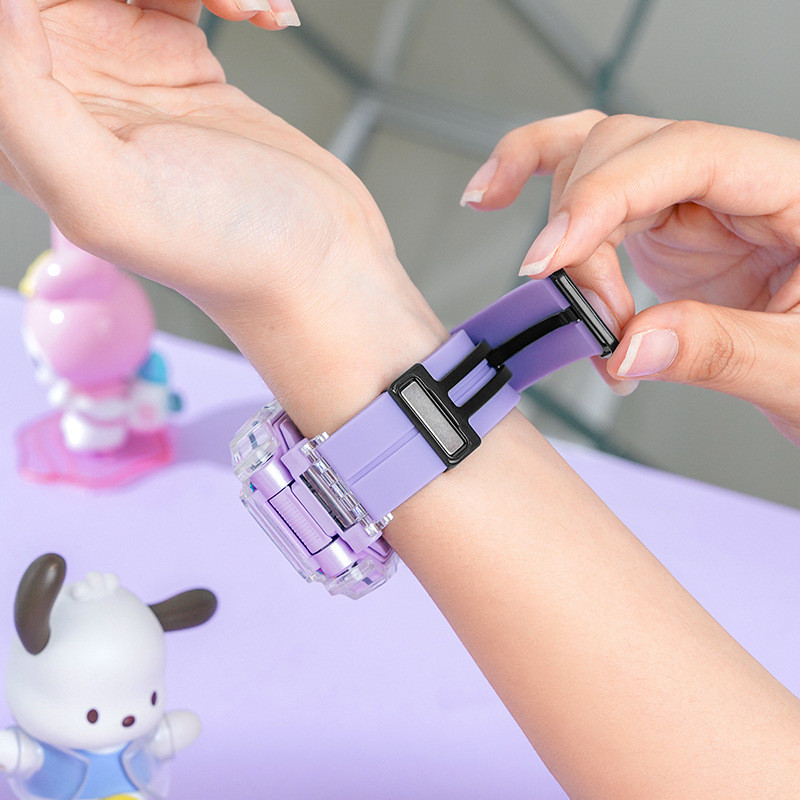 Imoo Z1 Z2 Z5 Z6 Z7 สายนาฬิกา imoo สาย imoo สายซิลิโคน สำหรับ imoo สายแท้ สายรัดแม่เหล็กพับสายคล้องคอ imoo กรณี imoo เคส