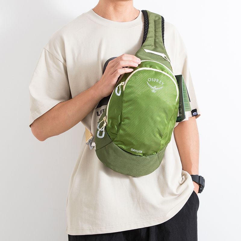 Osprey กระเป๋าคาดหน้าอกความจุขนาดใหญ่กันน้ําผู้ชายกระเป๋า Messenger