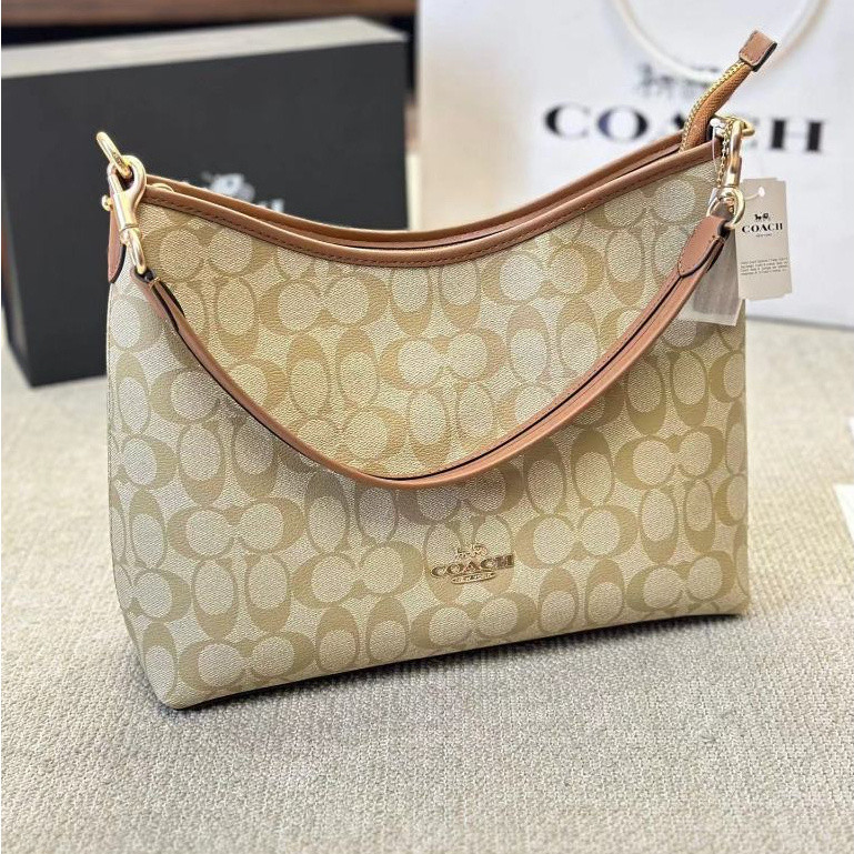กระเป๋าหญิงสไตล์ใหม่ LAUREL Stray Bag พิมพ์ของแท้หนังคลาสสิก Moon กระเป๋าขนาดใหญ่ความจุ Commuter CO999999-0424