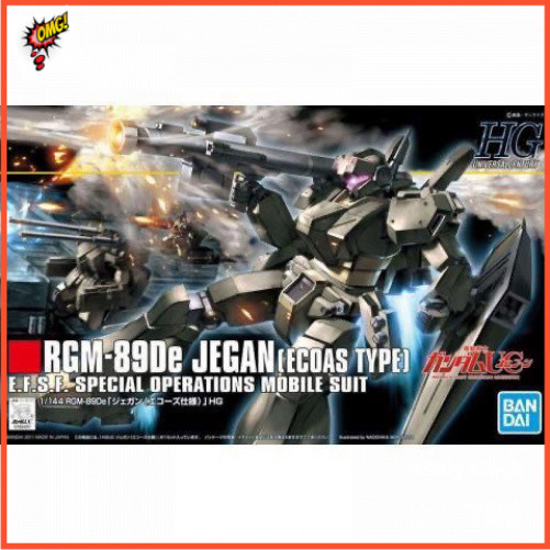 Spot) Bandai HGUC 123 RGM-89De Jegan สายลับ Jigang Jigang รุ่นประกอบ