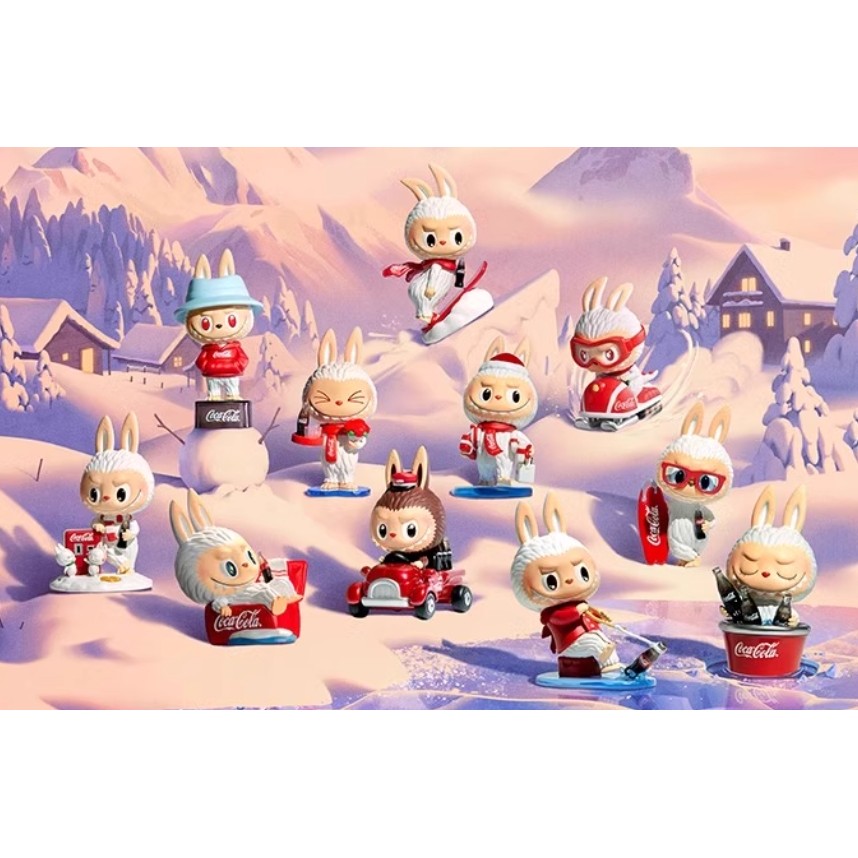 พร้อมส่ง，Bubble Mart labubu Coca-Cola Series Blind Box Trendy Play Handmart ตุ๊กตาเครื่องประดับของเล่นของขวัญ