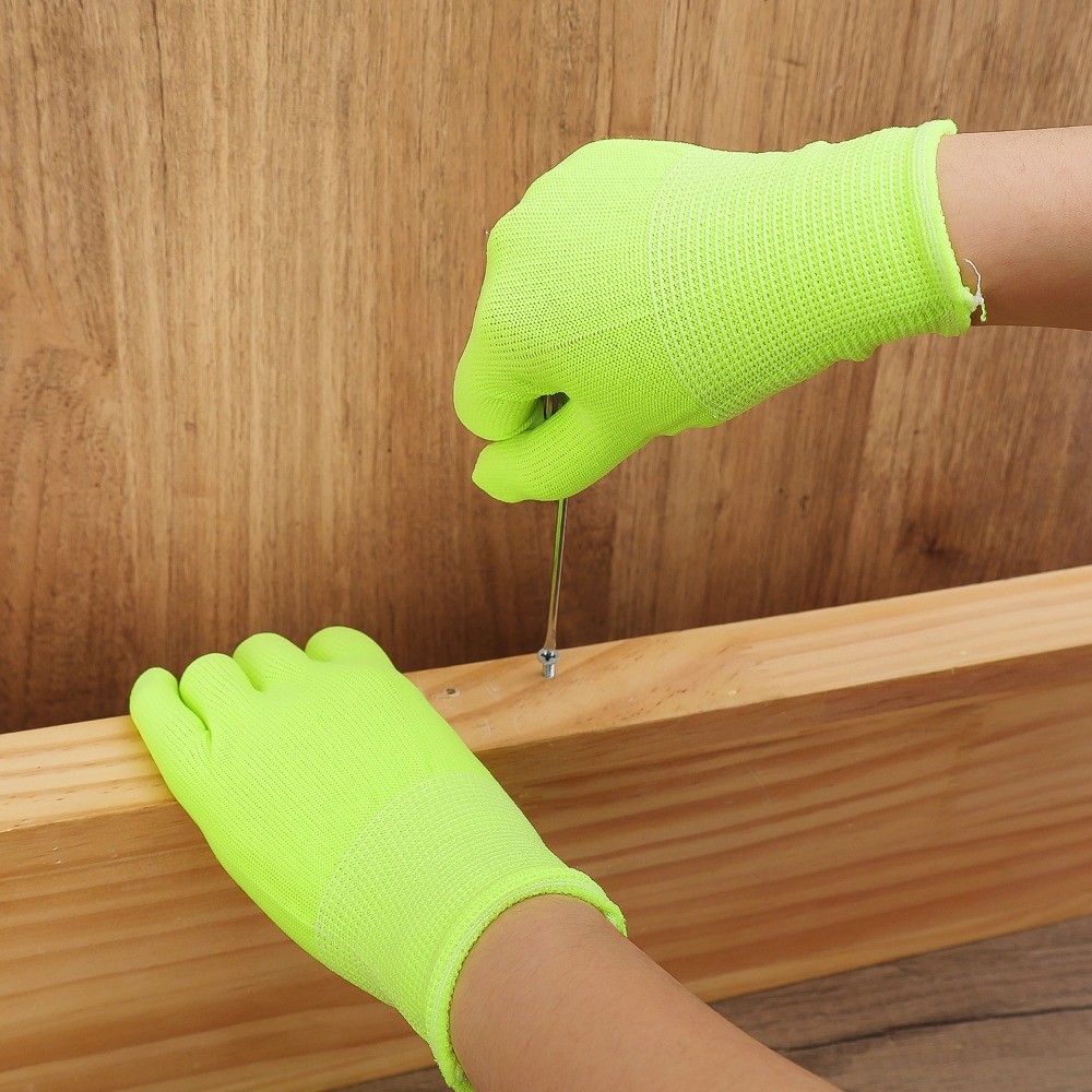 ถุงมือสีเขียวเรืองแสง-พร็อพตกแต่งงานปาร์ตี้-เรืองแสงในถุงมือไนลอนมืด-ลื่นอุปกรณ์ทํางาน-ตกแต่งอุปกรณ์วันเกิด-การระบายอากาศ, อเนกประส - รูปที่ 3