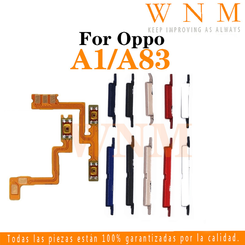 สําหรับ OPPO A1 / A83 ปุ่มเปิดปิดปุ่มสวิทช์ด้านข้าง Key Volume Up Down Flex สายโทรศัพท์มือถือ Part