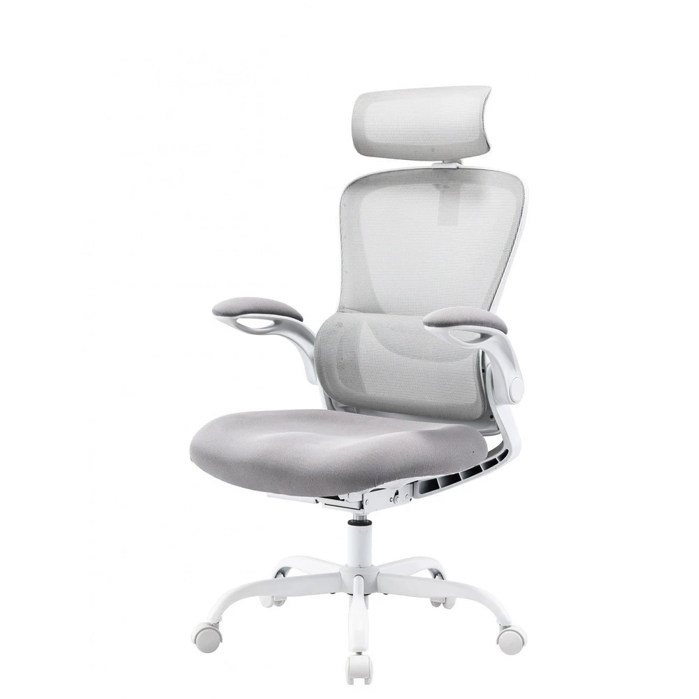 GlobalHouse SMITH เก้าอี้สำนักงาน รุ่น LUCINA-04 ขนาด 66.5x67x114 ซม. สีเทา สินค้าของแท้คุณภาพดี