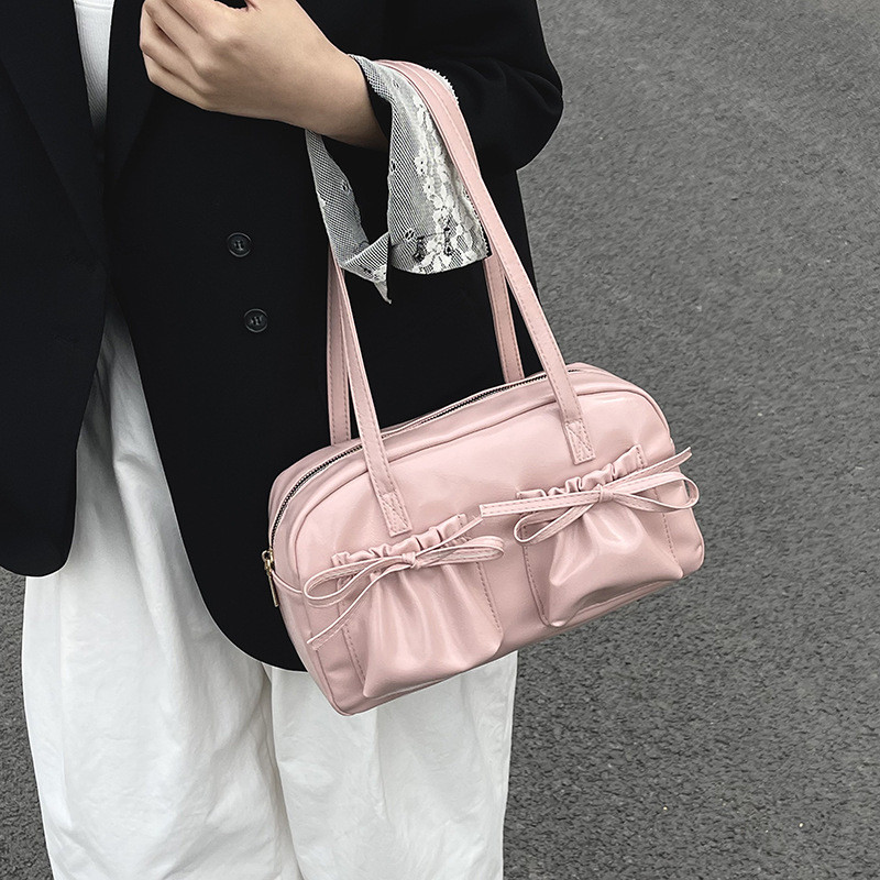 Mousoon Bow Design New Womens Chic Bag Korean Ballet Style All-Match Shoulder Bag
