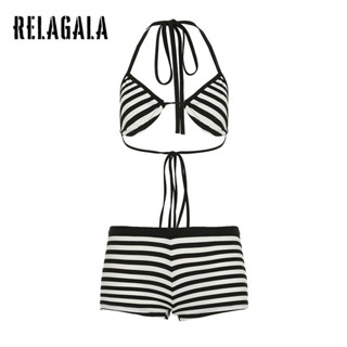 Relagala Womens 2025 ชุดบิกินี่วันหยุดแฟชั่นเซ็กซี่สีตัดกันใ…