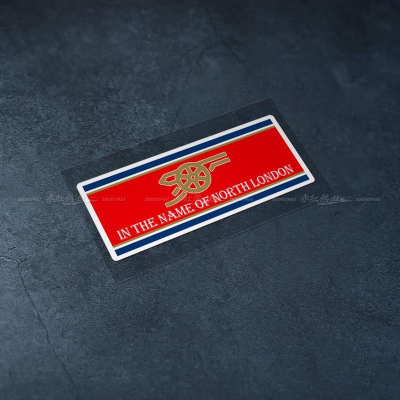 อาร์เซนอลพรีเมียร์ลีกมือรถยนต์สติ๊กเกอร์สะท้อนแสงสติ๊กเกอร์แก้วกันน้ํา - รูปที่ 3