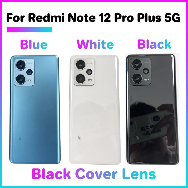 ฝาหลังแบตเตอรี่กระจกสําหรับ redmi note 12 pro plus 5g รูปที่ 2