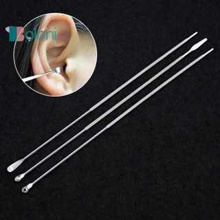 [Boloni] ช้อนหูสแตนเลสพลั่วหูขี้ผึ้ง Pick Curette กําจัดขี้ห…