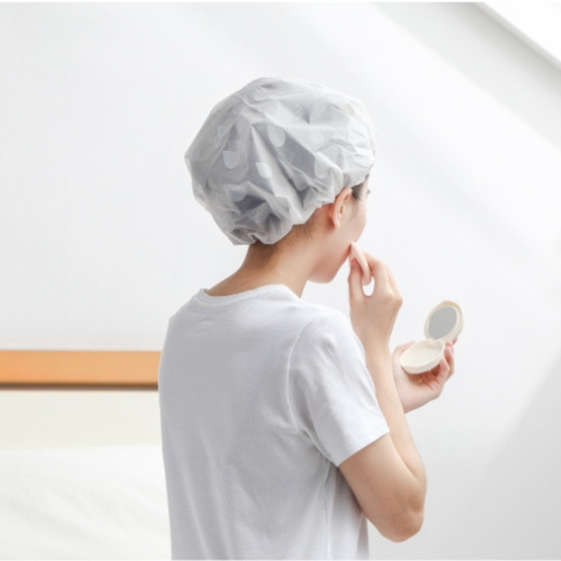 หมวกอาบน้ําดูแลเครื่องสําอาง, หมวกอาบน้ําสปาลายจุดสําหรับสุภาพสตรี, ครีมนวดผมในห้องน้ํา, เครื่องดูดควันฟูมน้ํามันในครัว, หมวกอาบน้ํากั