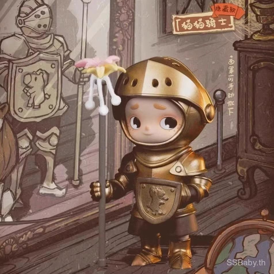 ของแท้ NOOK Qiyu รุ่น Vintage Store Series ฟิกเกอร์กล่องตาบอด ของตกแต่งโต๊ะน่ารัก