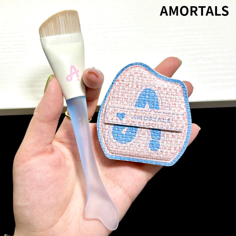 AMORTALS แปรงแต่งหน้า เครื่องมือแต่งหน้า แปรงรองพื้นหางปลา