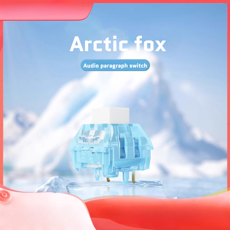 Kailh kaihua กล่องสวิทช์ Arctic Fox สวิทช์ Kailh clicky เกมคอมพิวเตอร์คีย์บอร์ด Hot Swap สวิทช์เสียง