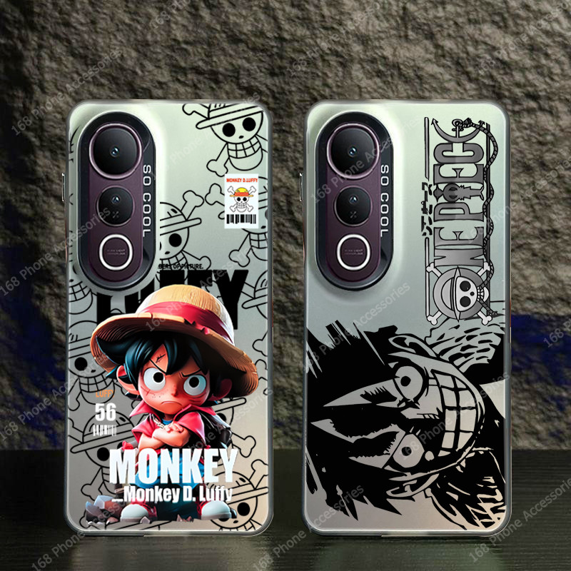 เคส Vivo V50 Lite เคสกันกระแทก ลูฟี่ โซโร วันพีช อะนิเมะ เคลือบด้าน เคสโทรศัพท์แข็ง