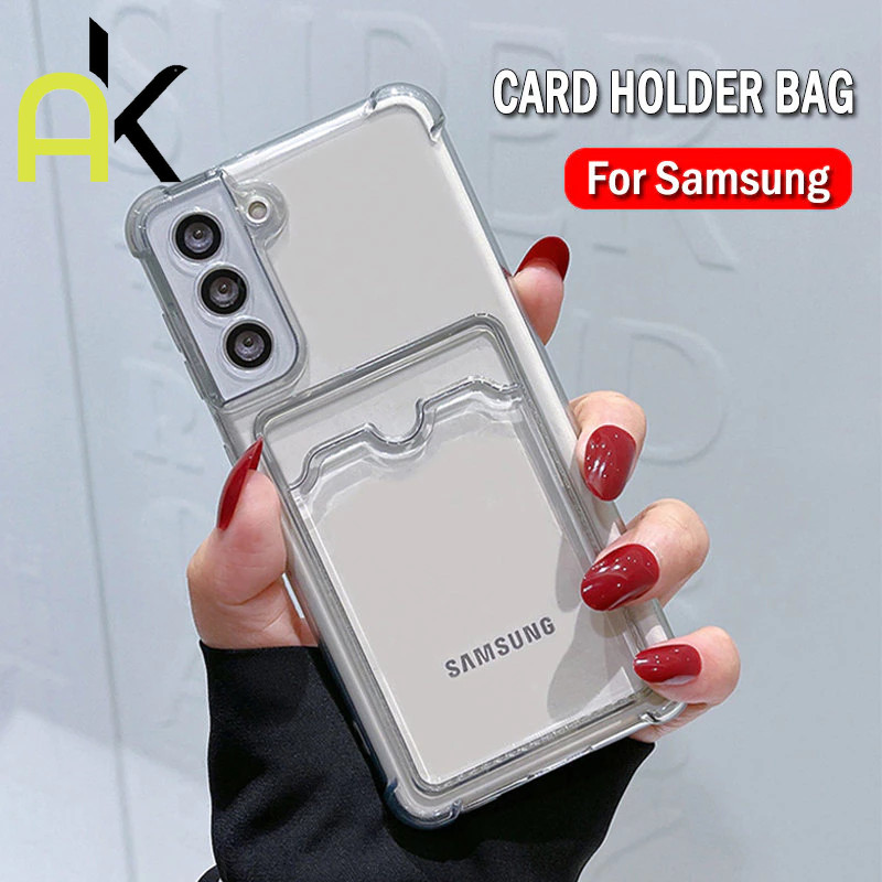 ที่ใส่บัตรเคส For Samsung A55 5G A06 A07 A56 A36 A26 A05s A15 A35 S25 Ultra S24 FE A16 A17 A54 A14 A05 A12 A51 A73 A23