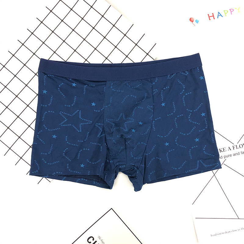 MUHANLU กางเกงในชาย ผ้านิ่ม ใส่สบาย ขอบไม่เจ็บ ของแท้100%กางเกงบ๊อกเซอร์ผู้ชายผ้าทอ สำหรับวัยรุ่นชายไทย underwear