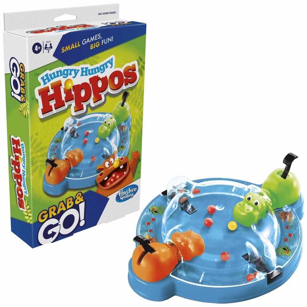 HUNGRY HUNGRY HIPPOS GRAB AND GO ของเล่น ยิงลูกกระเด้ง เสริมพัฒนาการ