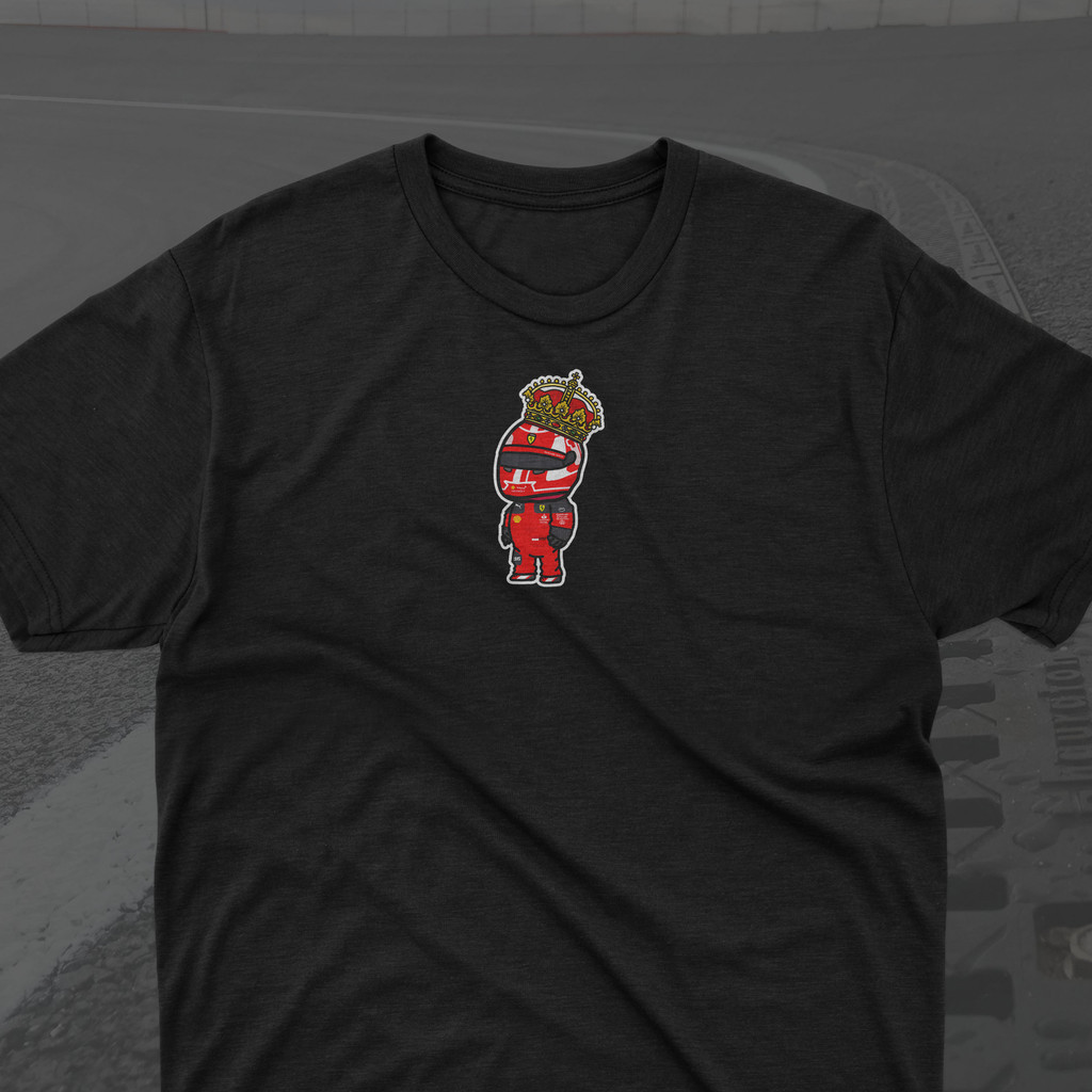 แฟชั่น 2025 Charles Leclerc Formula 1 Racing King Charles เสื้อยืดการ์ตูน, F1 Leclerc Helmet Shirt, 