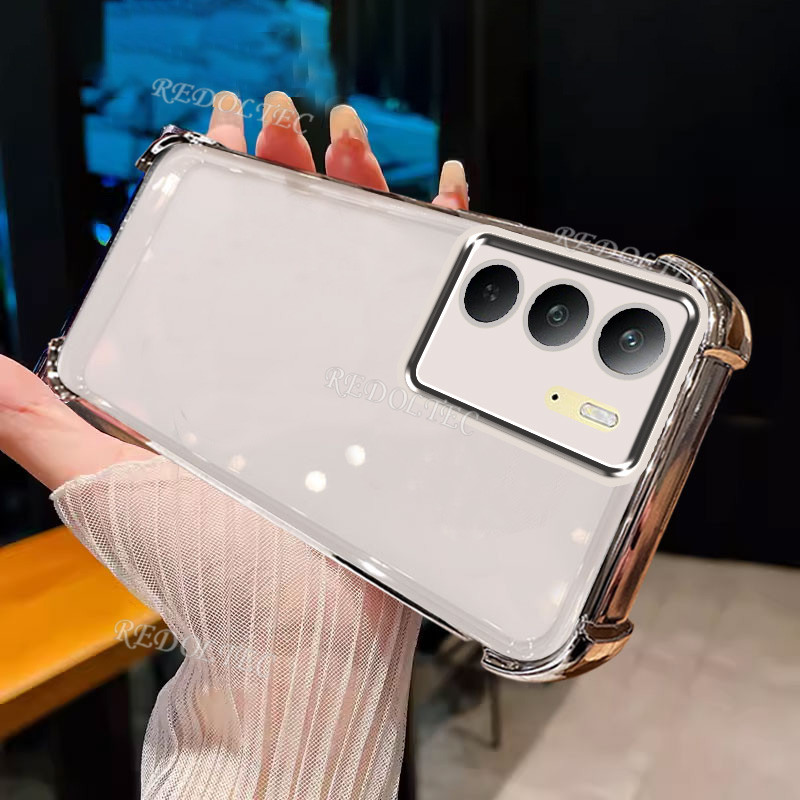 เคสRealme C75 C75X 14Xดีไซน์ใหม่สี่มุมกันกระแทกปลอกใสRealme 14X 14 X RealmeC75 X Ultra Thin Softโทรศ