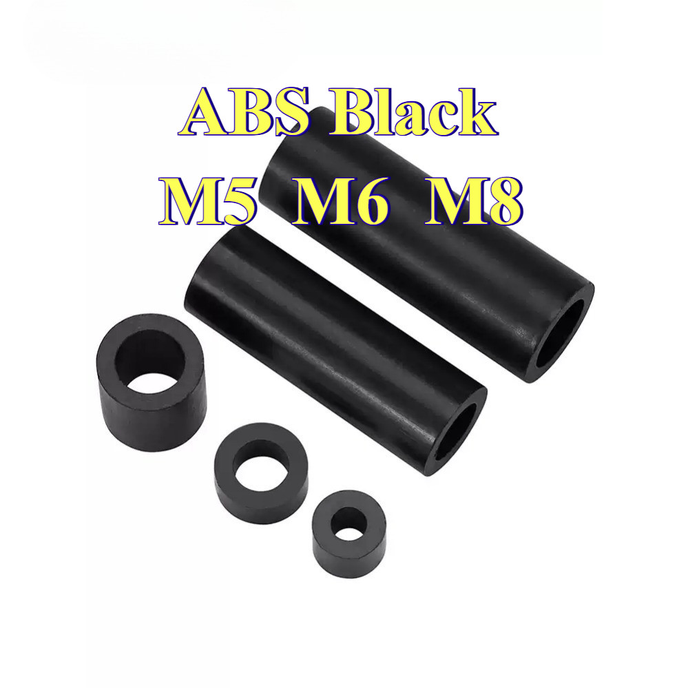 คอลัมน์แยก ABS สีดําผ่านคอลัมน์แขนไนลอน, คอลัมน์แยกฉนวน M5/M6/M8 FMM