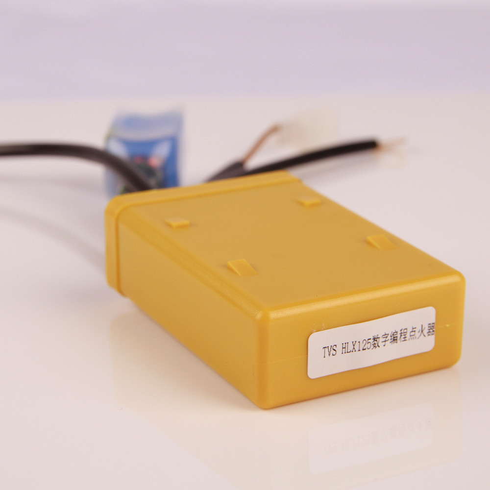 สินค้าใหม่เครื่องจุดไฟรถจักรยานยนต์เหมาะสําหรับ TVS HLX125 รถจักรยานยนต์การเขียนโปรแกรมดิจิตอล Ignit