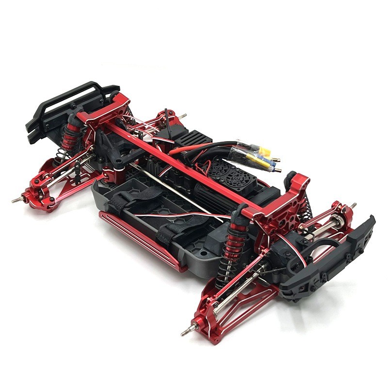 อลูมิเนียมโลหะอะไหล่อัพเกรดสําหรับ MJX 1/10 10208 V1 V2 RC Crawler รถด้านหน้าด้านหลังพวงมาลัยถ้วย C 