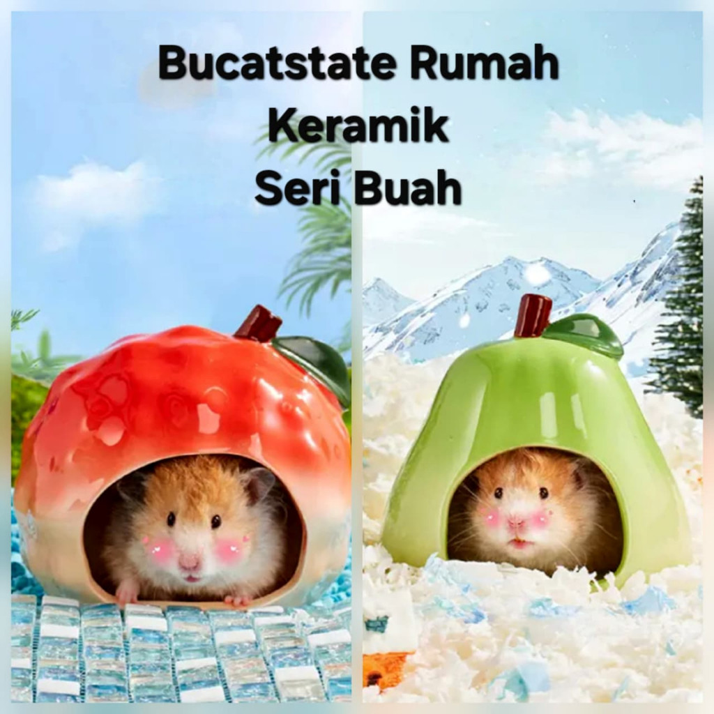 Bucatstate Ceramic House Lychee Pear Fruit Series Halloween Cute Aesthetic ทําความสะอาดง่าย