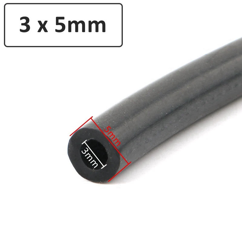 1/5M ท่อซิลิโคนสีดำ3 ~ 38มม. ท่อยางทนความร้อนหนายืดหยุ่นได้สายปั๊มลม ราคา ถูกที่สุด ดีลบีเคเค แกลเลอรีภาพที่ 5