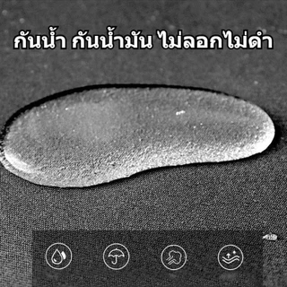 COZII ผ้ากันเปื้อน PVC (2 กระเป๋า) กันน้ำ กันน้ำมัน เช็ดทำความสะอาดได้ง่าย ใส่ในร้านกาแฟ Apron ผ้าระบายสวมสบายไม่ร้อน